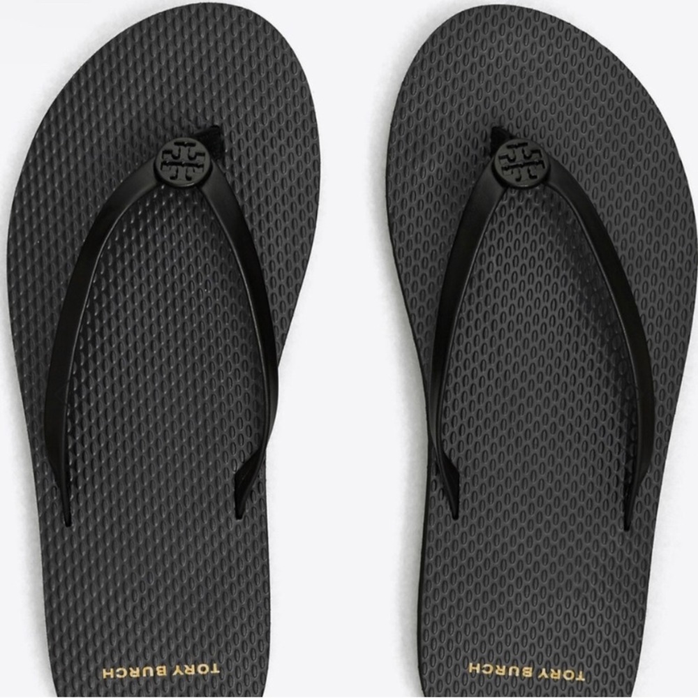 Tory Burch Black Flatform Flip Flop NWT - Picture 3 of 11